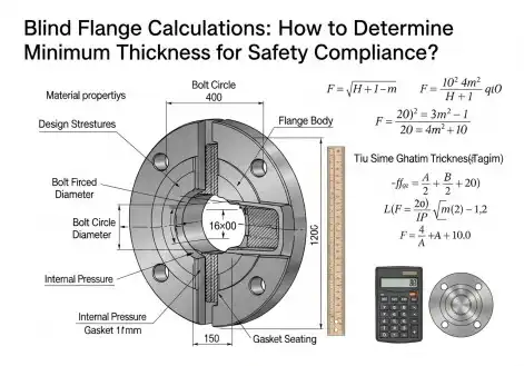 Blind Flange Calculations: How to Determine Minimum Thickness for Safety Compliance?